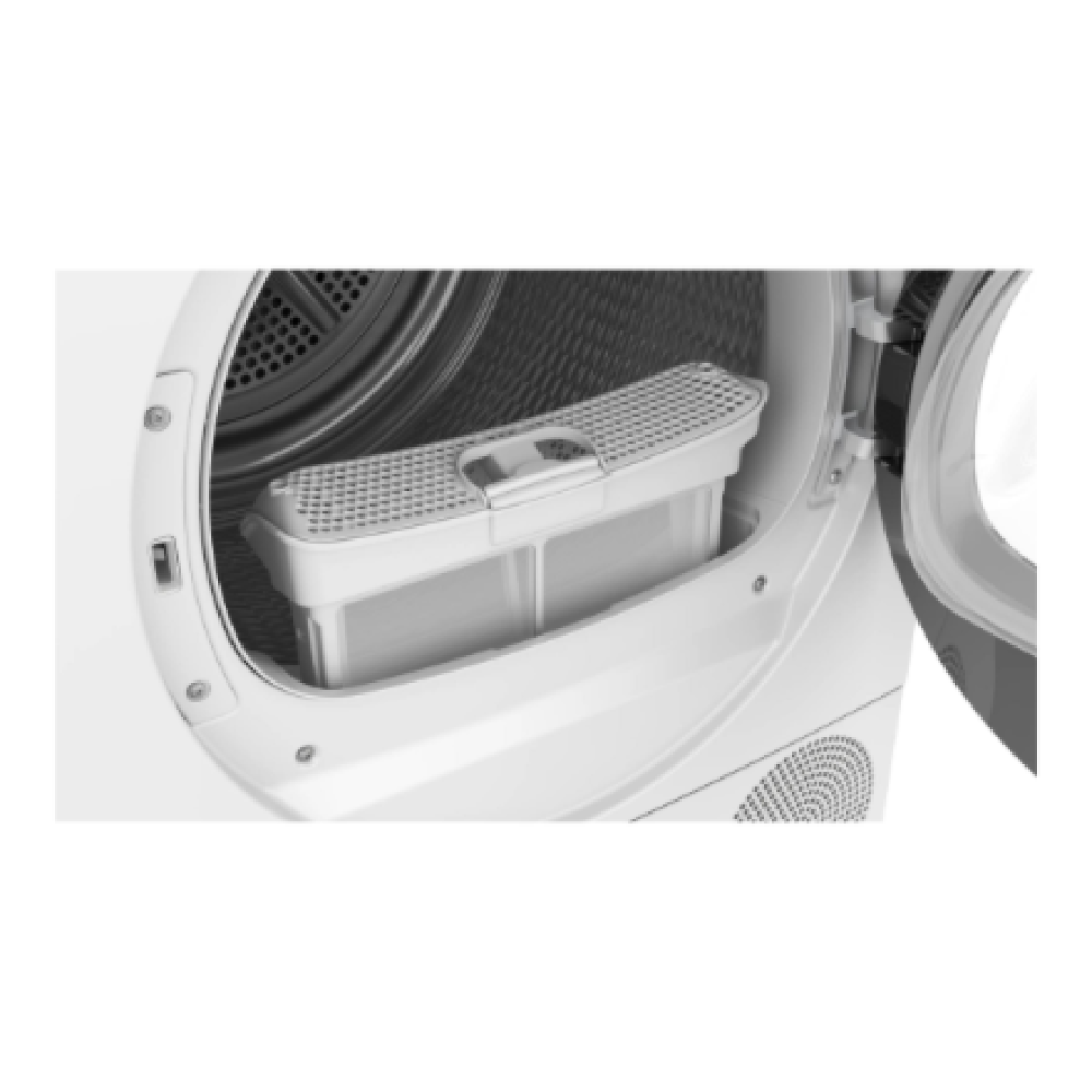 Bosch Dryer Machine , WQG2420PSN , Energy efficiency class A++ , Front loading , 9 kg , Heat pump , LED , Depth 61.3 cm , White