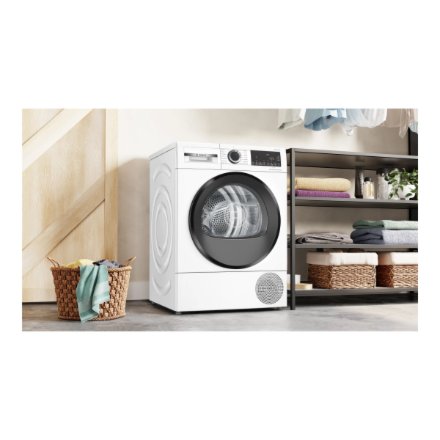 Bosch Dryer Machine , WQG2420PSN , Energy efficiency class A++ , Front loading , 9 kg , Heat pump , LED , Depth 61.3 cm , White