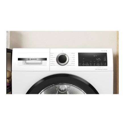 Bosch Dryer Machine , WQG2420PSN , Energy efficiency class A++ , Front loading , 9 kg , Heat pump , LED , Depth 61.3 cm , White
