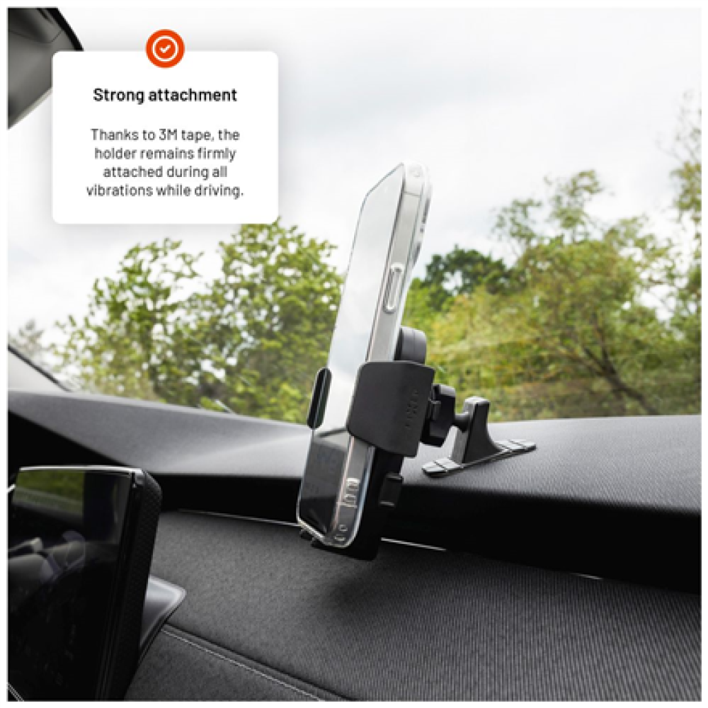 Fixed Iconiq Dash with adhesive foot for dashboard , FIXICQ-M-BK , Universal car holder , Black