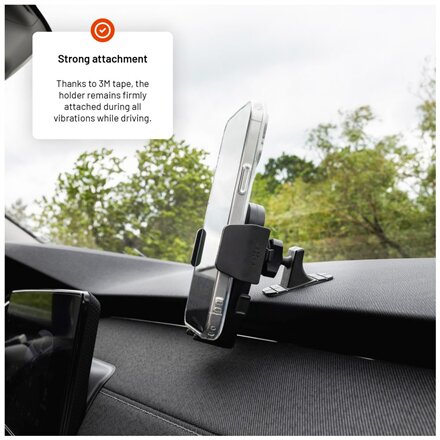 Fixed Iconiq Dash with adhesive foot for dashboard , FIXICQ-M-BK , Universal car holder , Black