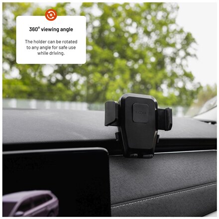 Fixed Iconiq Dash with adhesive foot for dashboard , FIXICQ-M-BK , Universal car holder , Black