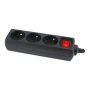 EnerGenie , Power strip, 3 FR sockets, 10 A, C14 plug , EG-PSU3F-01
