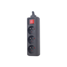 EnerGenie , Power strip, 3 FR sockets, 10 A, C14 plug , EG-PSU3F-01