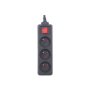 EnerGenie , Power strip, 3 FR sockets, 10 A, C14 plug , EG-PSU3F-01