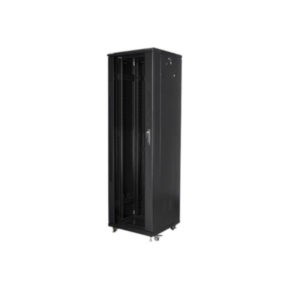 Lanberg , Rack cabinet 19 free-standing 42U/600x600 (flat pack) , FF01-6642-12B , Black