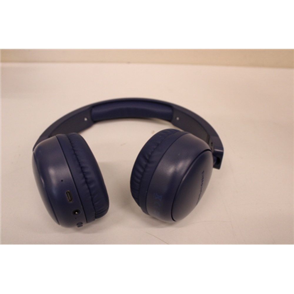 SALE OUT. Energy Sistem Radio Color Wireless Headphones with FM radio, Indigo , Energy Sistem , DAMAGED PACKAGING, SCRATCHES ON SIDES