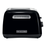 KitchenAid Classic Toaster , 5KMT2115EOB , Power 1100 W , Number of slots 2 , Housing material Metal , Stainless Steel/Black