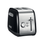 KitchenAid Classic Toaster , 5KMT2115EOB , Power 1100 W , Number of slots 2 , Housing material Metal , Stainless Steel/Black