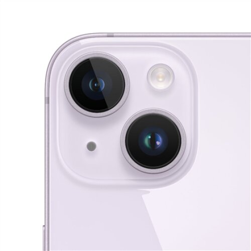 Apple , iPhone 14 , Purple , 6.1 , Super Retina XDR , 2532 x 1170 pixels , Apple , A15 Bionic , Internal RAM 6 GB , 256 GB , Dual SIM , Nano-SIM , 3G , 4G , 5G , Main camera 12+12 MP , Secondary camera 12 MP , iOS , 16 , 3279 mAh