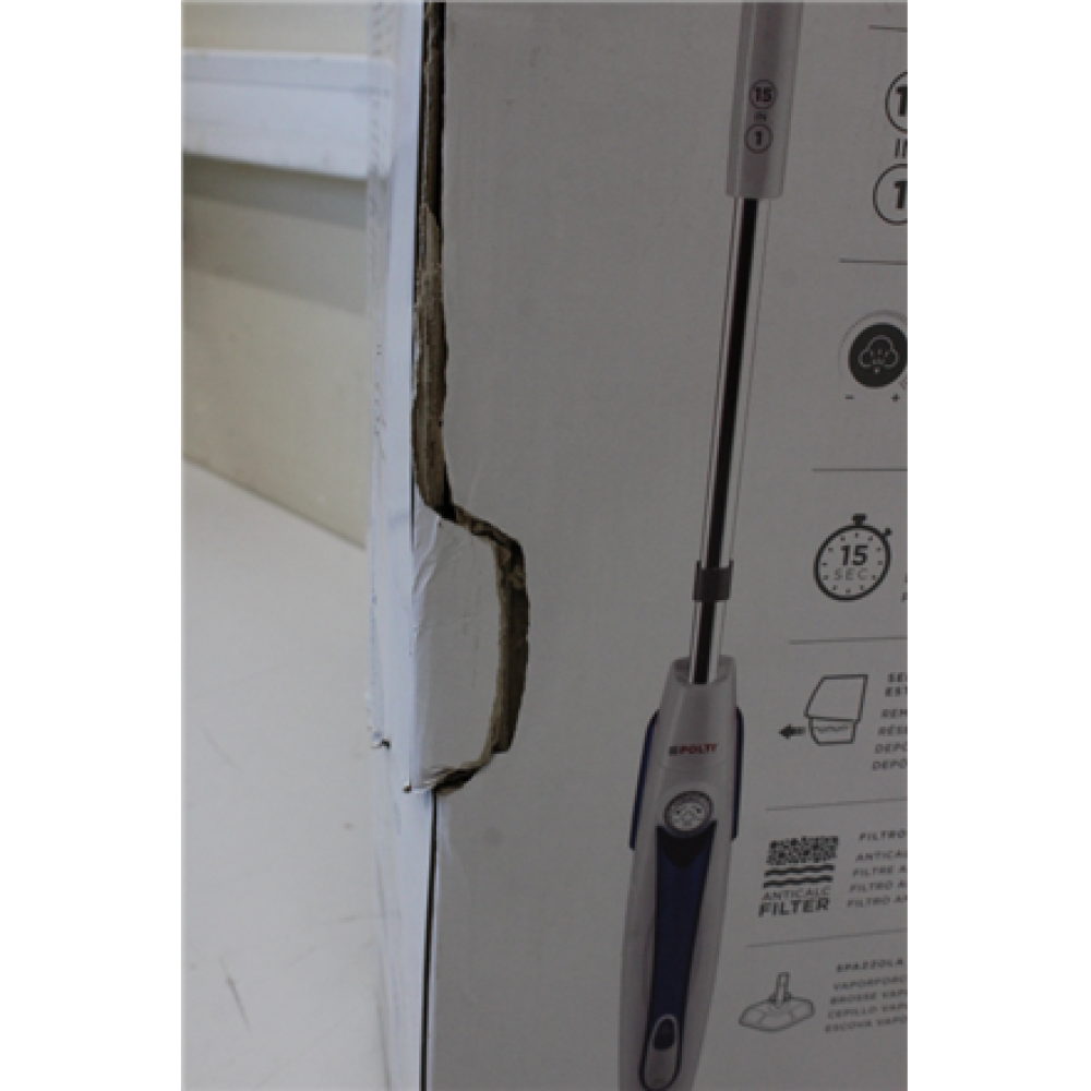 SALE OUT. Polti PTEU0296 VAPORETTO SV460_DOUBLE 2 in1 steam mop, White/Blue , Polti , Steam mop , PTEU0296 Vaporetto SV460 Double , Power 1500 W , Steam pressure Not Applicable bar , Water tank capacity 0.3 L , White/Blue , DAMAGED PACKAGING, SCRATCHES ON