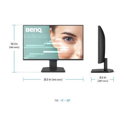 Benq , GW2490C , 24 , IPS , FHD , 16:9 , 144 Hz , 5 ms , 1920 x 1080 pixels , 250 cd/m² , HDMI ports quantity 1 , Black