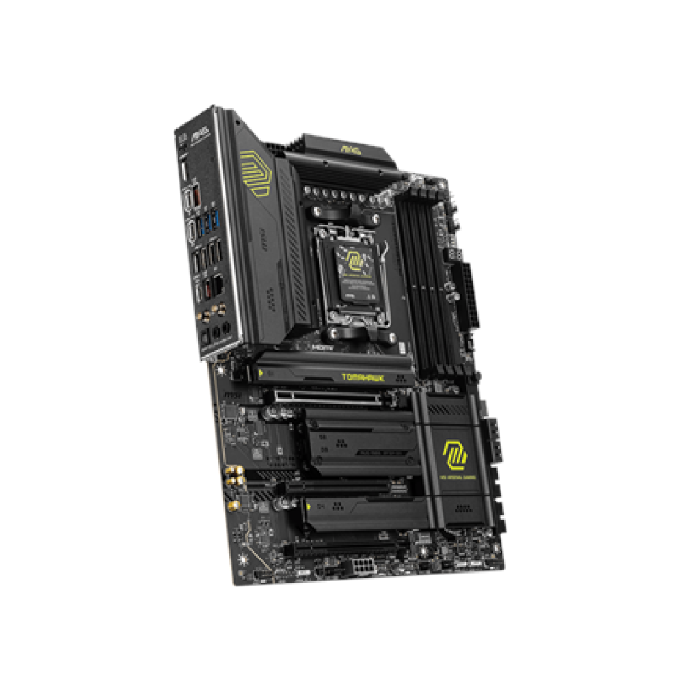 MSI MAG X870 TOMAHAWK WIFI , Processor family AMD , Processor socket AM5 , Supported hard disk drive interfaces SATA, M.2 , Number of SATA connectors 4