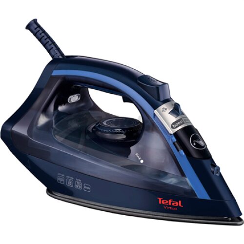 TEFAL , FV1713E0 Virtuo , Steam Iron , 2000 W , Water tank capacity 200 ml , Continuous steam 24 g/min , Dark Blue