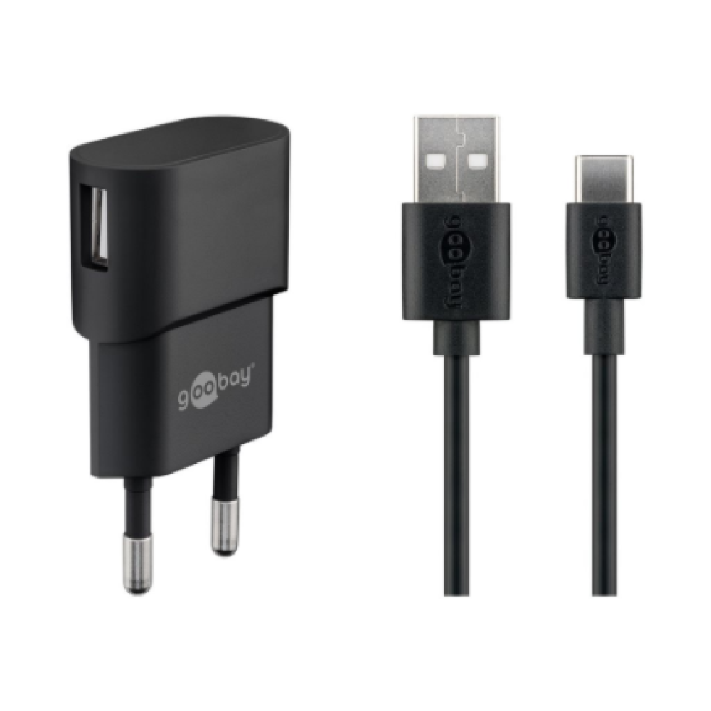 Goobay , 45298 USB-C Charger Set (5 W), Cable 1 m