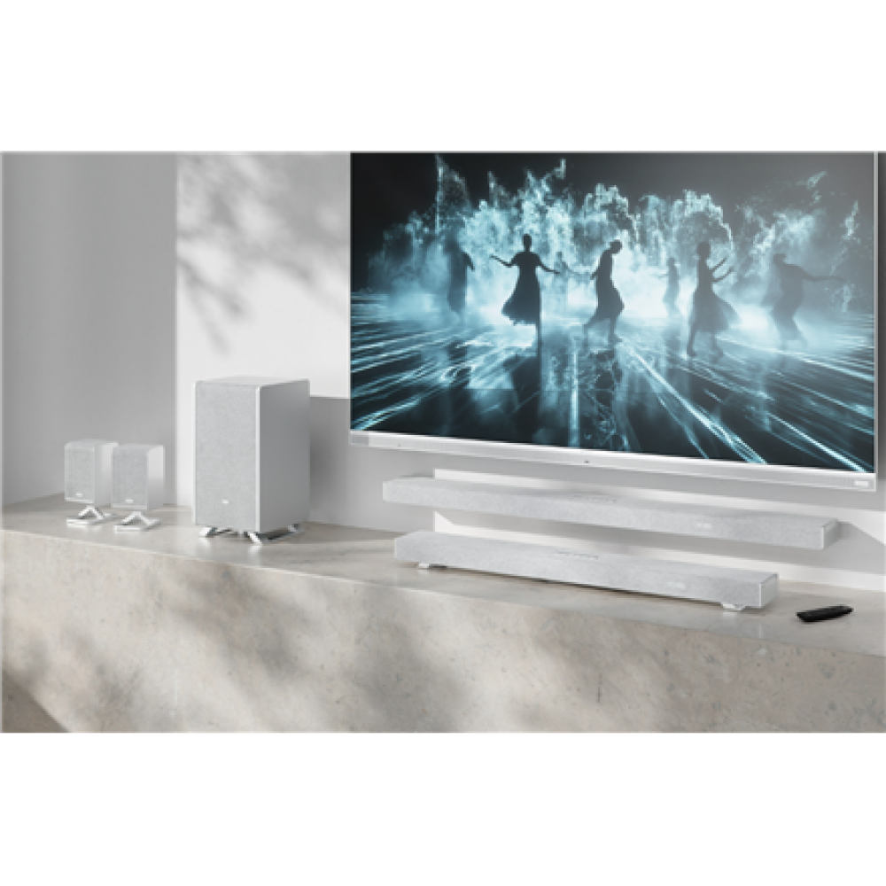Sharp , 3.1.2 Dolby Atmos/DTS:X Soundbar with Wireless Subwoofer , HT-SBW53121(SL) , 550 W , Bluetooth , Silver , Wireless connection