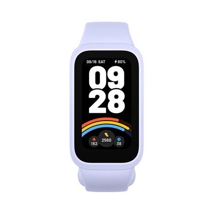 Xiaomi Smart Band 9 Active , TFT , Heart rate monitor , Waterproof , Bluetooth , Purple