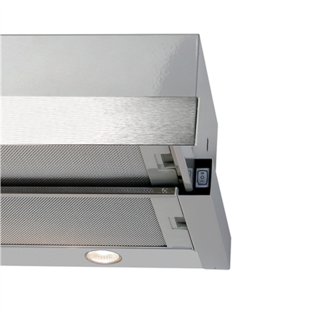 CATA , Hood , TF 2003 Duralum 600 , Telescopic , Energy efficiency class C , Width 60 cm , 390 m³/h , Mechanical control , LED , Stainless steel