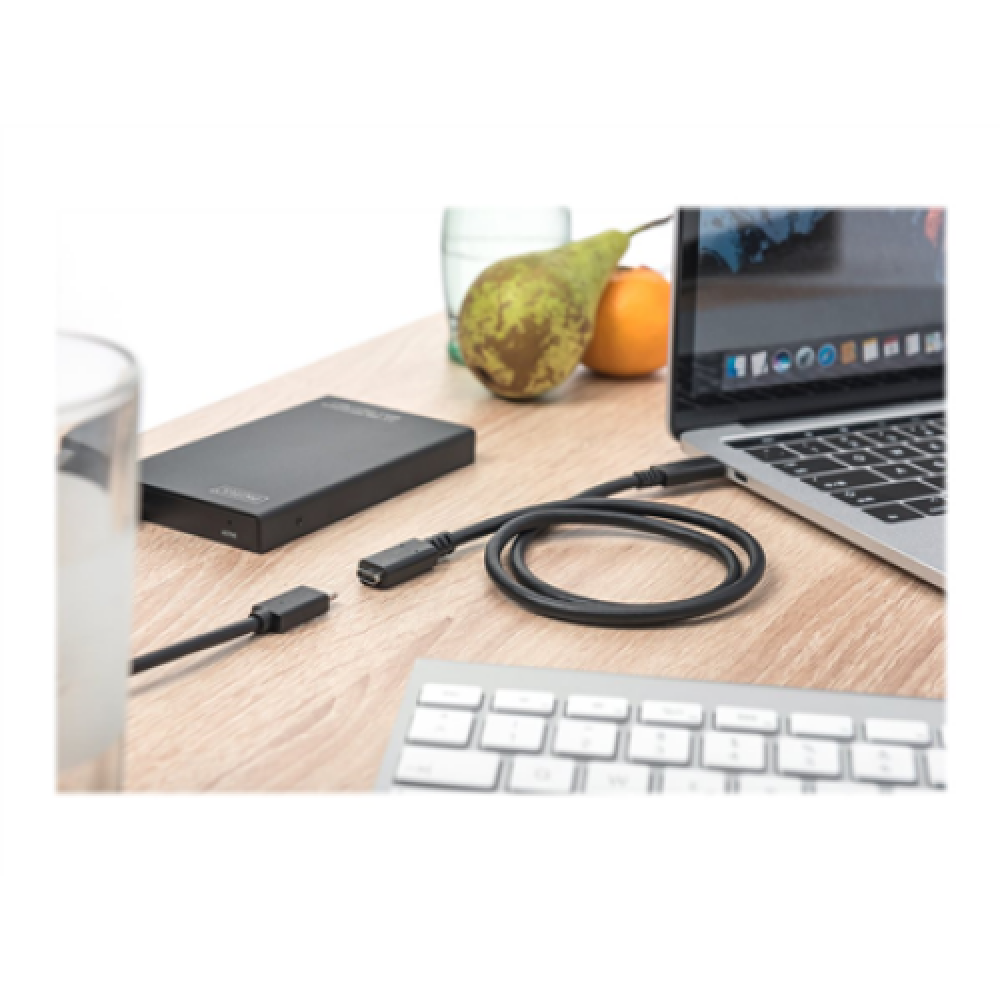 Digitus , USB Type-C Extension Cable , AK-300210-020-S , USB-C to USB-C USB Female 2.0 (Type C) , USB Male 2.0 (Type C)