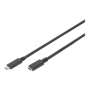 Digitus , USB Type-C Extension Cable , AK-300210-020-S , USB-C to USB-C USB Female 2.0 (Type C) , USB Male 2.0 (Type C)