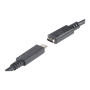 Digitus , USB Type-C Extension Cable , AK-300210-020-S , USB-C to USB-C USB Female 2.0 (Type C) , USB Male 2.0 (Type C)