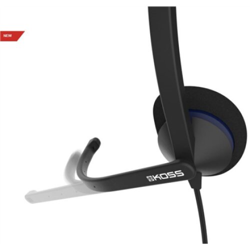 Koss , Headphones , CS200 USB , Wired , On-Ear , Microphone , Black