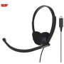 Koss , Headphones , CS200 USB , Wired , On-Ear , Microphone , Black