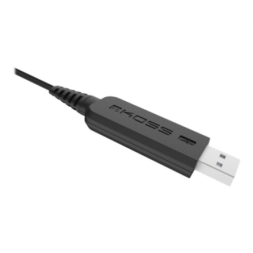 Koss , Headphones , CS200 USB , Wired , On-Ear , Microphone , Black
