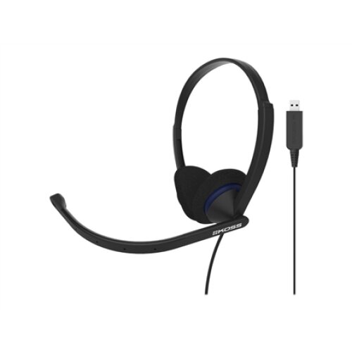 Koss , Headphones , CS200 USB , Wired , On-Ear , Microphone , Black