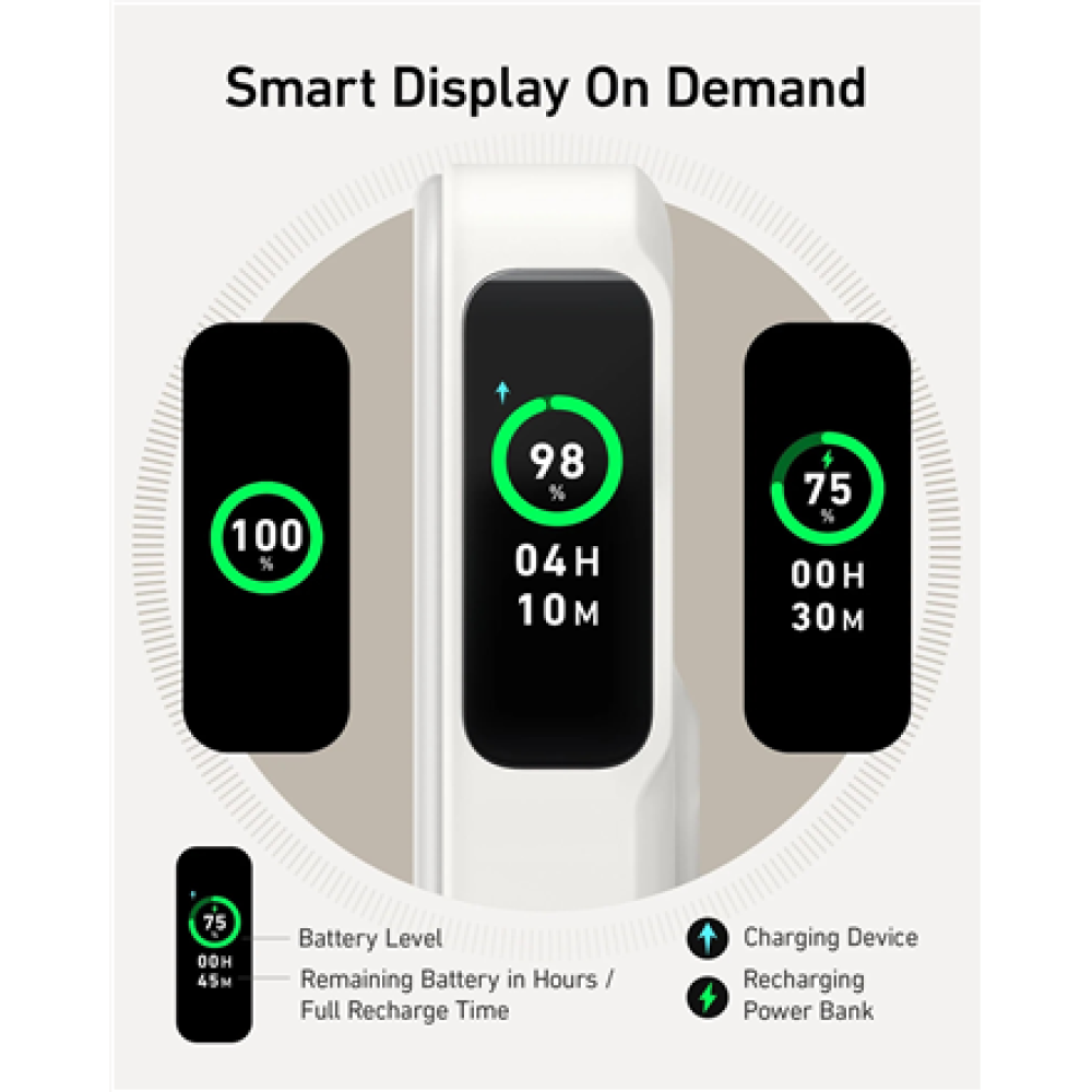 Anker MagGo Power Bank , A1654G21 , 10000 mAh , White