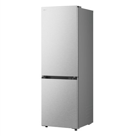 LG Refrigerator , GBBS716CMB , Energy efficiency class C , Free standing , Height 186 cm , Combi , Fridge net capacity 220 L , Freezer net capacity 113 L , Display , 34 dB , Stainless Steel