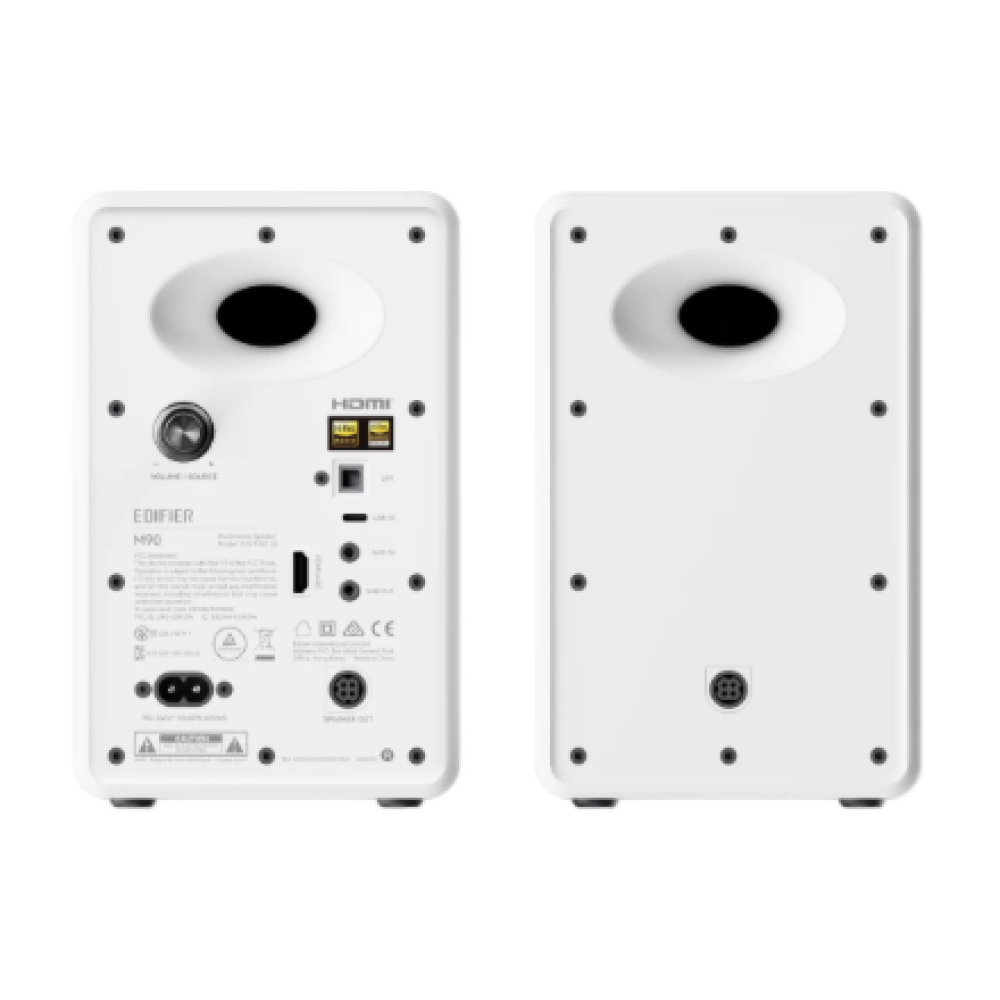 Edifier Compact Active Speaker , M90 , 100 W , Bluetooth , Wireless connection , White