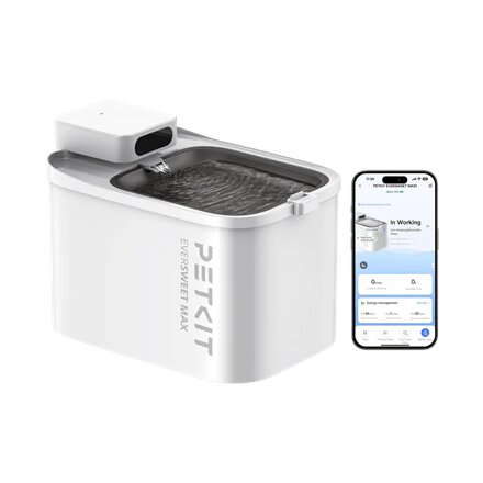 PETKIT , Drinking Fountain , Eversweet Max , Capacity 3 L , Material Food-grade ABS , White
