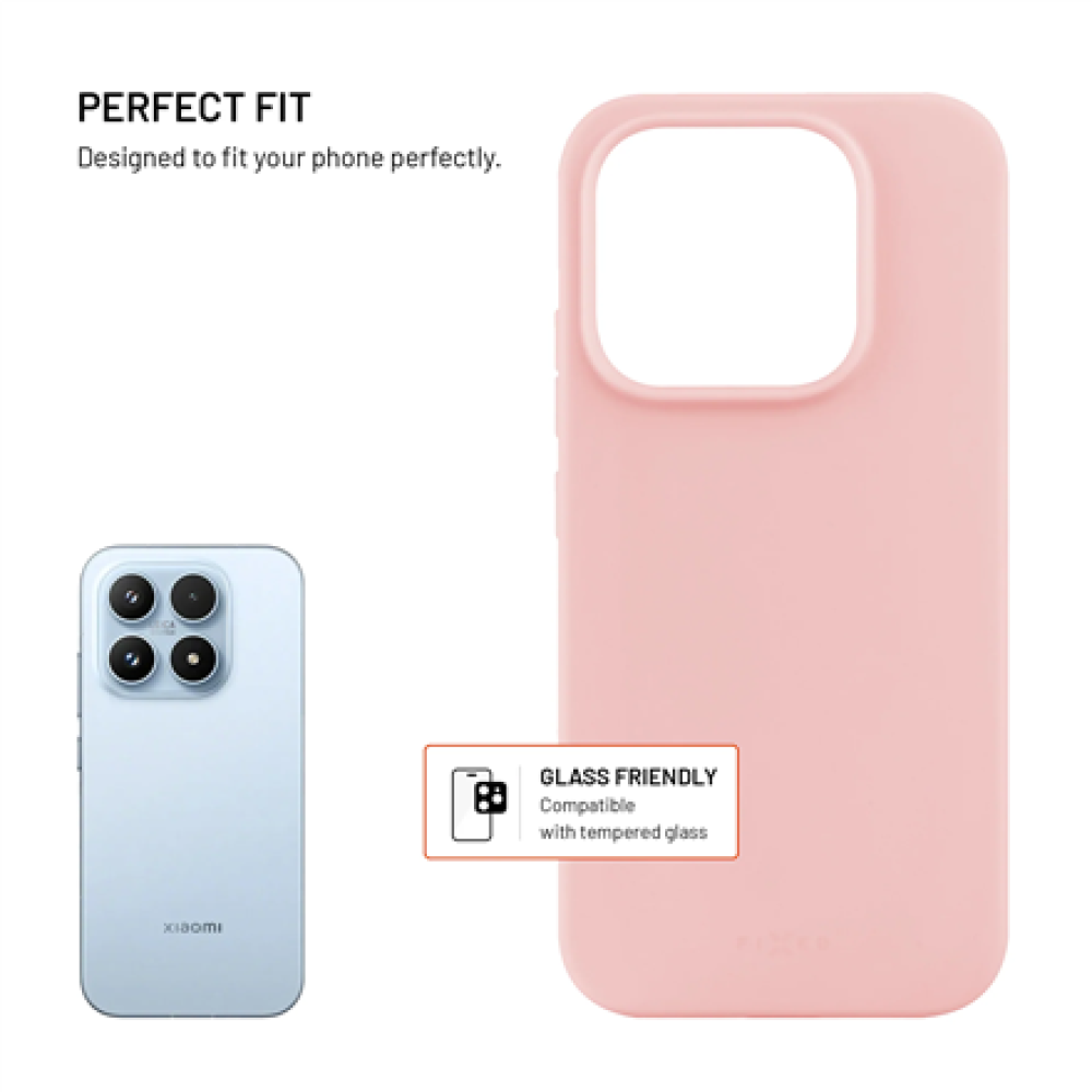 Fixed Story , Back cover , Xiaomi , 17 , Rubberized , Pink