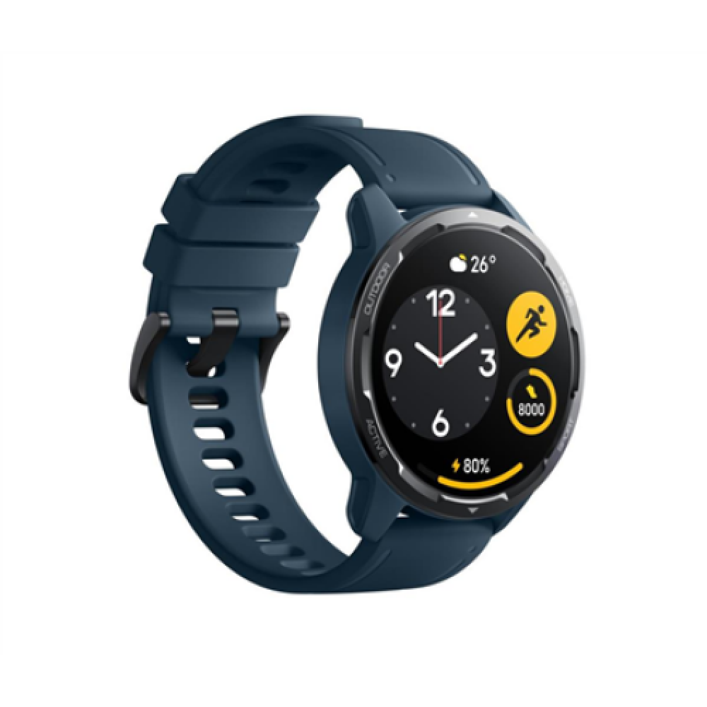 Xiaomi S1 Active GL Smart watch, NFC, GPS (satellite), AMOLED, Touchscreen, Heart rate monitor, Activity monitoring 24/7, Waterproof, Bluetooth, Wi-Fi, Ocean Blue