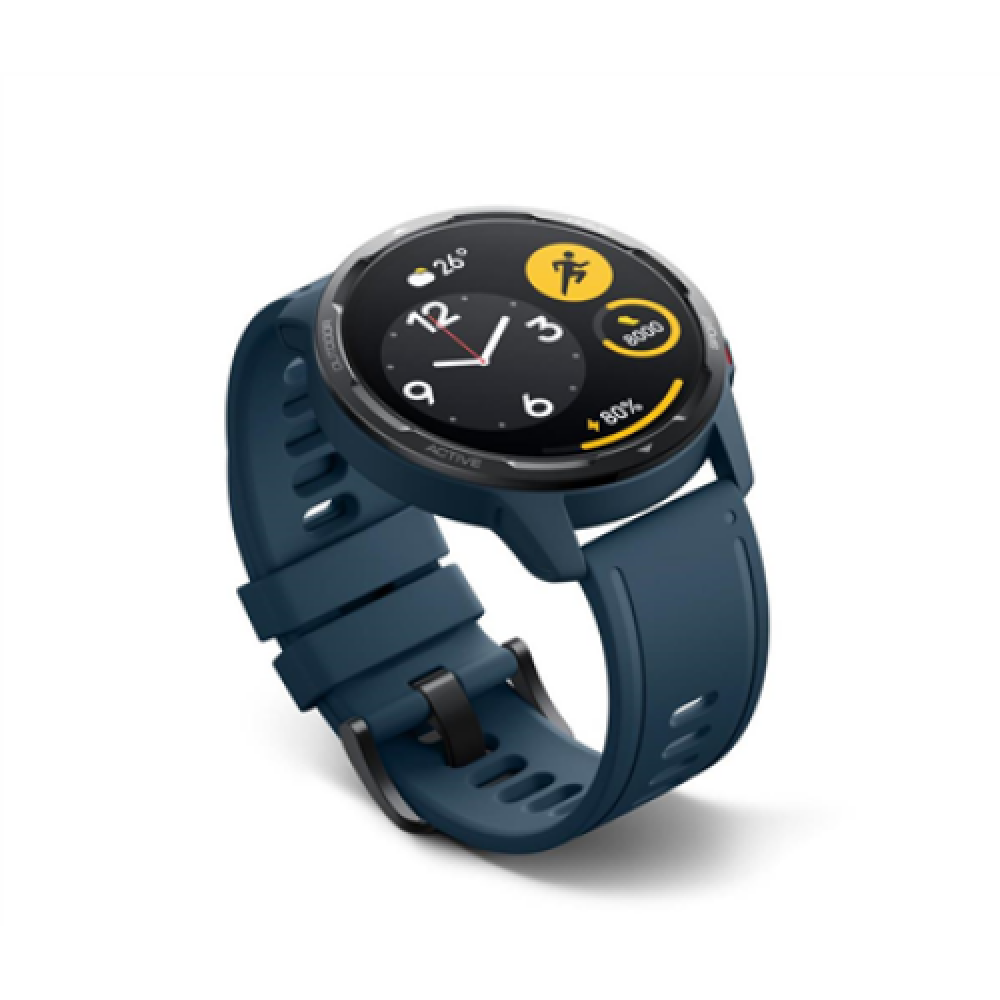 Xiaomi S1 Active GL Smart watch, NFC, GPS (satellite), AMOLED, Touchscreen, Heart rate monitor, Activity monitoring 24/7, Waterproof, Bluetooth, Wi-Fi, Ocean Blue