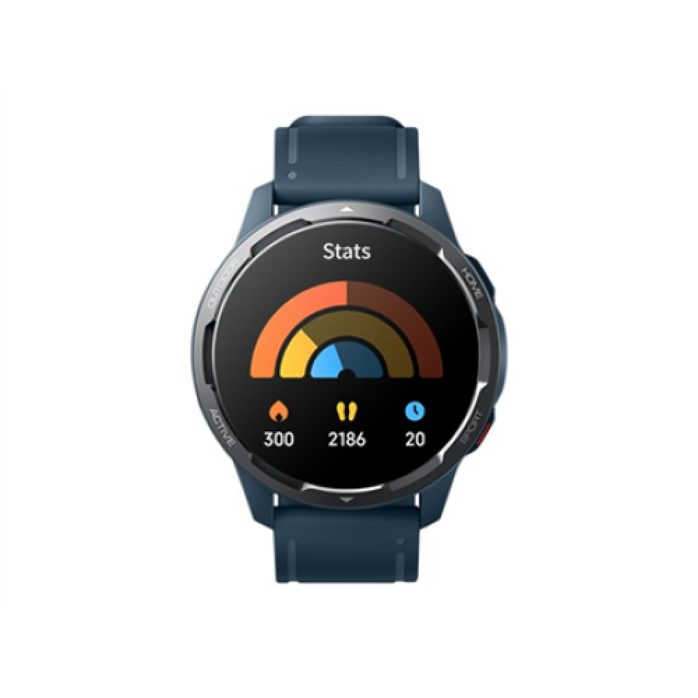 Xiaomi S1 Active GL Smart watch, NFC, GPS (satellite), AMOLED, Touchscreen, Heart rate monitor, Activity monitoring 24/7, Waterproof, Bluetooth, Wi-Fi, Ocean Blue