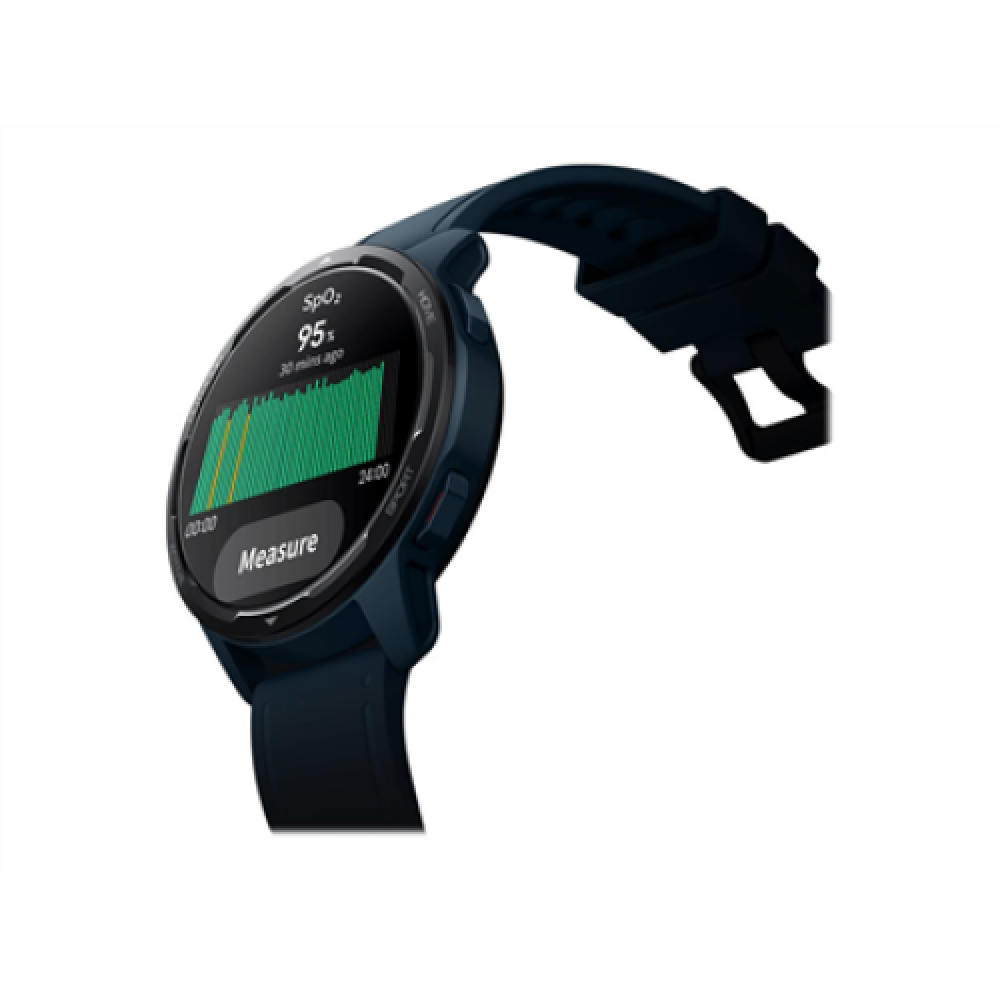 Xiaomi S1 Active GL Smart watch, NFC, GPS (satellite), AMOLED, Touchscreen, Heart rate monitor, Activity monitoring 24/7, Waterproof, Bluetooth, Wi-Fi, Ocean Blue