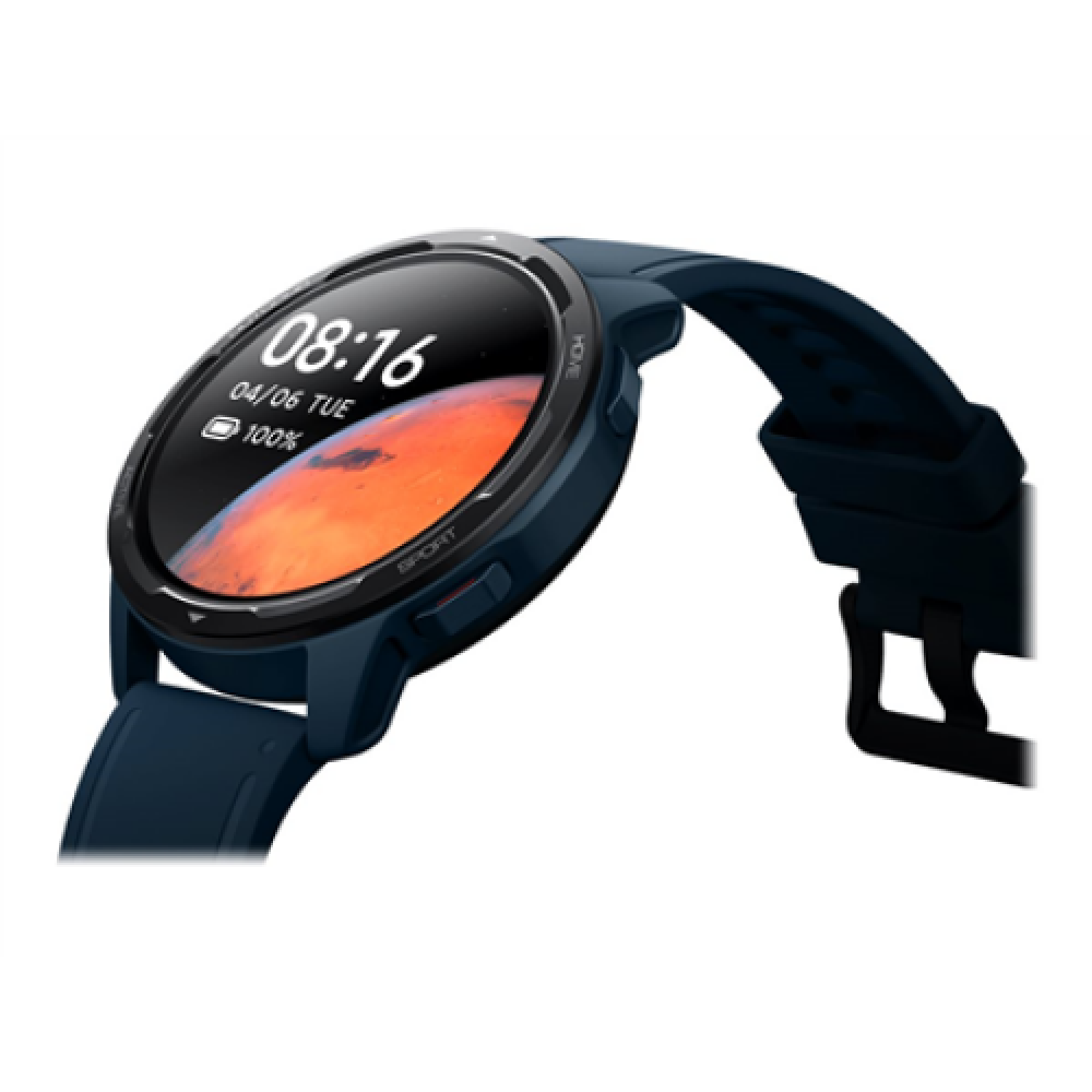 Xiaomi S1 Active GL Smart watch, NFC, GPS (satellite), AMOLED, Touchscreen, Heart rate monitor, Activity monitoring 24/7, Waterproof, Bluetooth, Wi-Fi, Ocean Blue