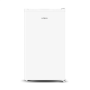 Goddess , GODRME085GW8SSF , Refrigerator , Energy efficiency class F , Free standing , Larder , Height 85 cm , Fridge net capacity 88 L , Freezer net capacity L , 39 dB , White