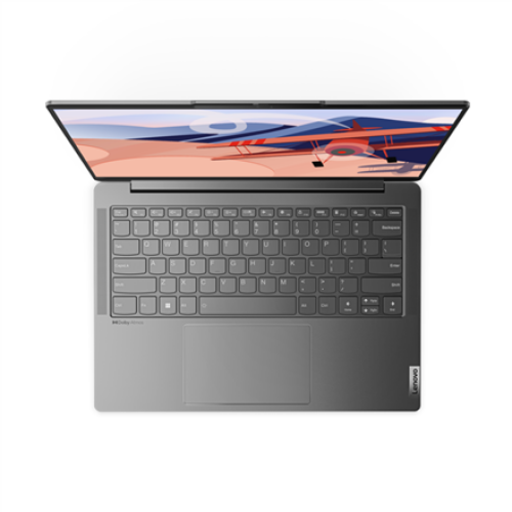 Lenovo Yoga Slim 6 14IAP8 Storm Grey, 14 , OLED, WUXGA, 1920 x 1200, Glossy, Intel Core i5, i5-1240P, 16 GB, Soldered LPDDR5-4800, SSD 512 GB, Intel Iris Xe Graphics, No Optical drive, Windows 11 Home, 802.11ax, Bluetooth version 5.1, Keyboard language En
