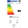 Hotpoint , Refrigerator , HAFC8 TO32SK , Energy efficiency class E , Free standing , Combi , Height 191.2 cm , No Frost system , Fridge net capacity 231 L , Freezer net capacity 104 L , Display , 40 dB , Silver Black
