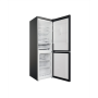 Hotpoint , HAFC8 TO32SK , Refrigerator , Energy efficiency class E , Free standing , Combi , Height 191.2 cm , No Frost system , Fridge net capacity 231 L , Freezer net capacity 104 L , Display , 40 dB , Silver Black