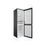 Hotpoint , HAFC8 TO32SK , Refrigerator , Energy efficiency class E , Free standing , Combi , Height 191.2 cm , No Frost system , Fridge net capacity 231 L , Freezer net capacity 104 L , Display , 40 dB , Silver Black