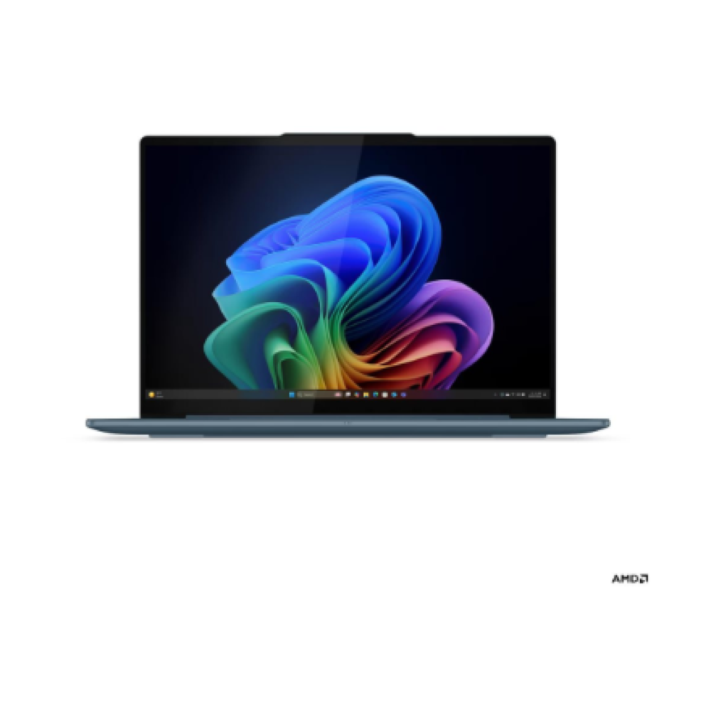 Lenovo Yoga Slim 7 14AKP10 AMD , Tidal Teal , 14 , OLED , WUXGA , 1920 x 1200 pixels , Glossy , AMD Ryzen AI 5 , 340 , 16 GB , Soldered LPDDR5 , Solid-state drive capacity 512 GB , AMD Radeon 840M Graphics , Windows 11 Home , 802.11be , Bluetooth version 