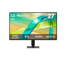 LG , 27U411B-B , 27 , IPS , FHD , 16:9 , 144 Hz , 1 ms , 1920 x 1080 pixels , 250 cd/m² , HDMI ports quantity 1 LG , 27U411B-B , 27 , IPS , FHD , 16:9 , 144 Hz , 1 ms , 1920 x 1080 pixels , 250 cd/m² , HDMI ports quantity 1