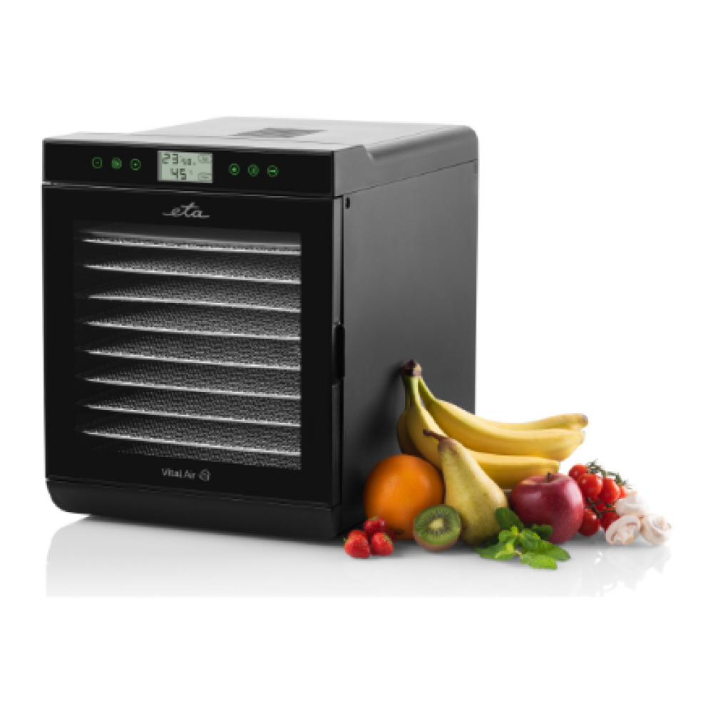 ETA , Fruit dryer , Vital Air II ETA230290000 , Power 650 W , Number of trays 10 , Temperature control , Integrated timer , Black