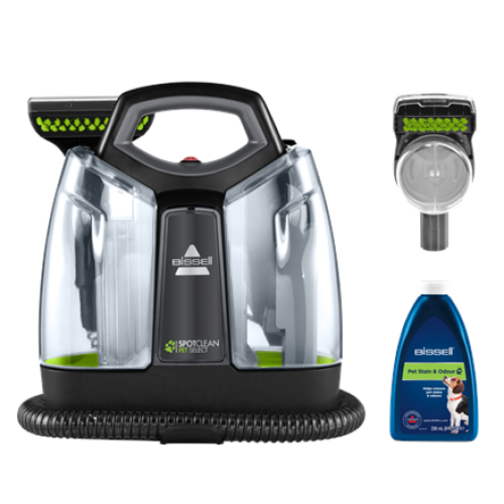 Bissell , SpotClean Pet Select Cleaner , 37288 , Corded operating , Handheld , 330 W , - V , Black/Titanium/Lime , Warranty 24 month(s)