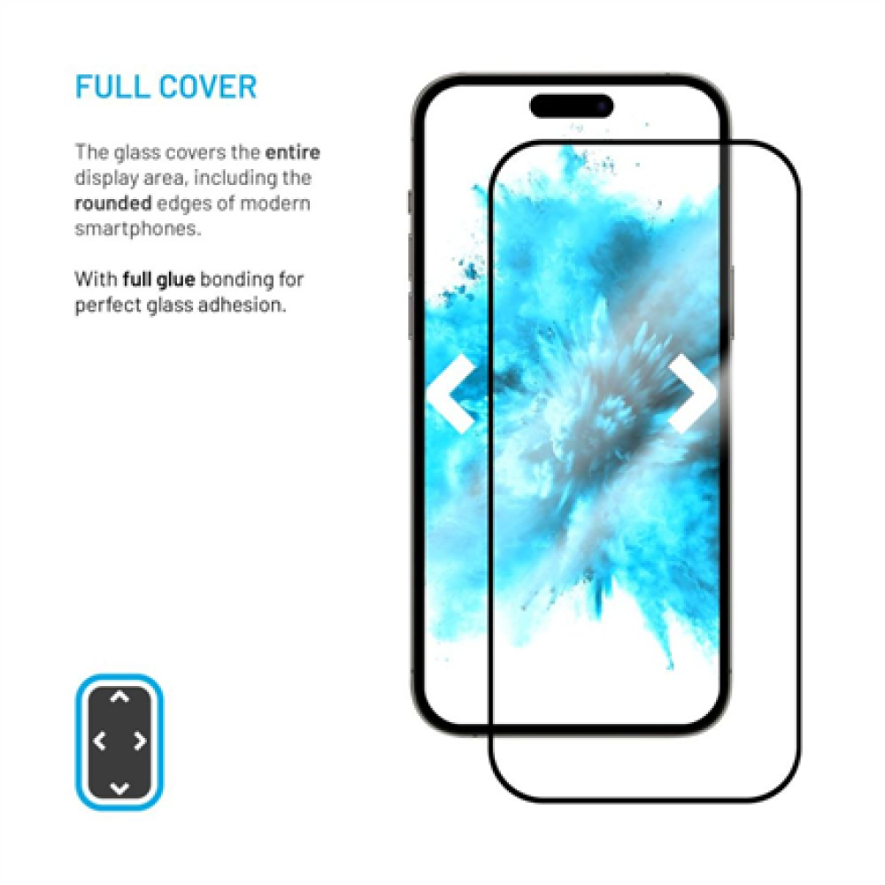 Fixed Screen protector , Xiaomi , 15 , Tempered glass , Black , Full Cover 2.5D