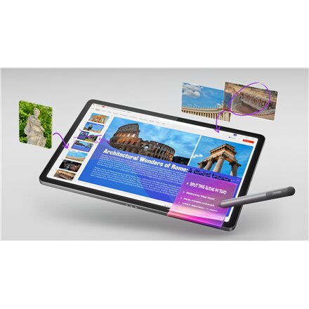 Lenovo ZAFR0399SE , Idea Tab Wi-Fi (w/o power adapter) , 11 , Luna Grey , IPS , 2560 x 1600 pixels , MediaTek , Dimensity 6300 , 8 GB , Soldered LPDDR4x , 256 GB , Wi-Fi , Front camera , 5 MP , Rear camera , 8 MP , Bluetooth , 5.2 , Android , 15 (OS upgra